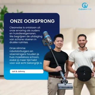 CleanWise Henk Robotstofzuiger met Dweilfunctie