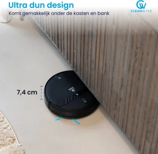 CleanWise Henk Robotstofzuiger met Dweilfunctie