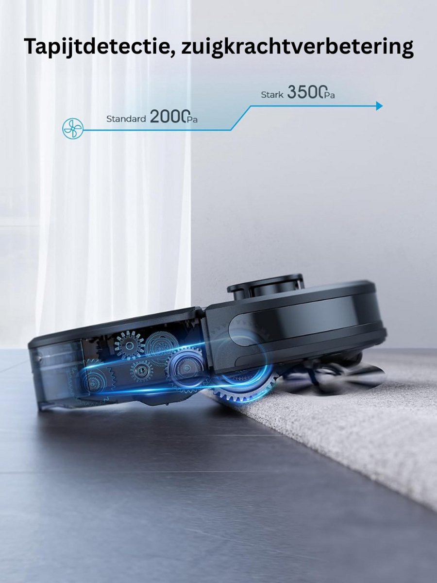 CLVP Robotstofzuiger Huisdieren Draadloos Met Laadstation