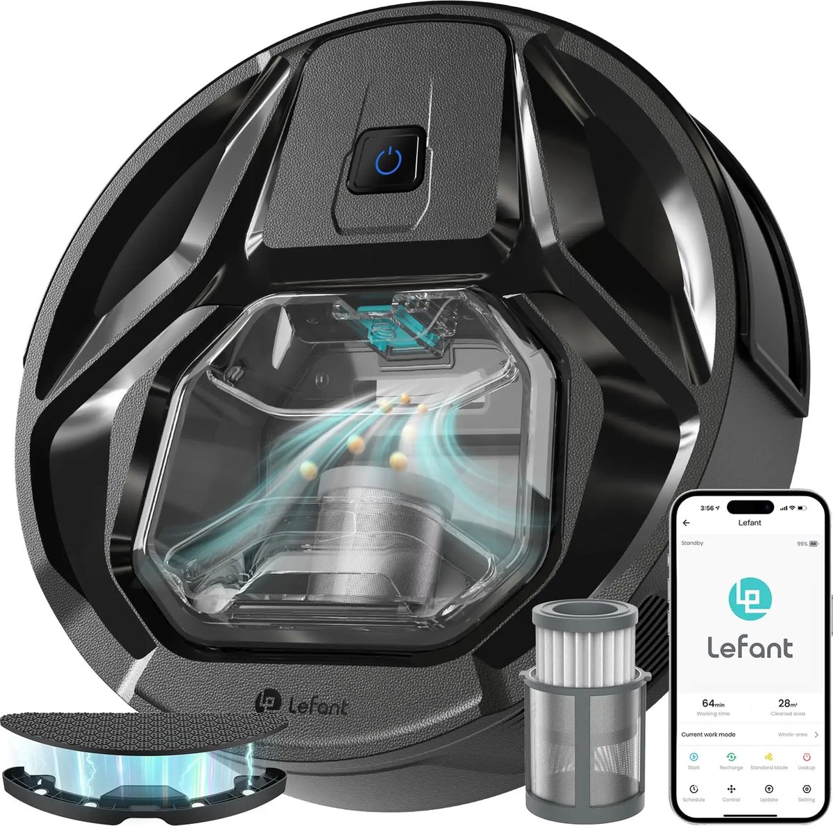 Comnox Lefant M320 Robotstofzuiger Wit