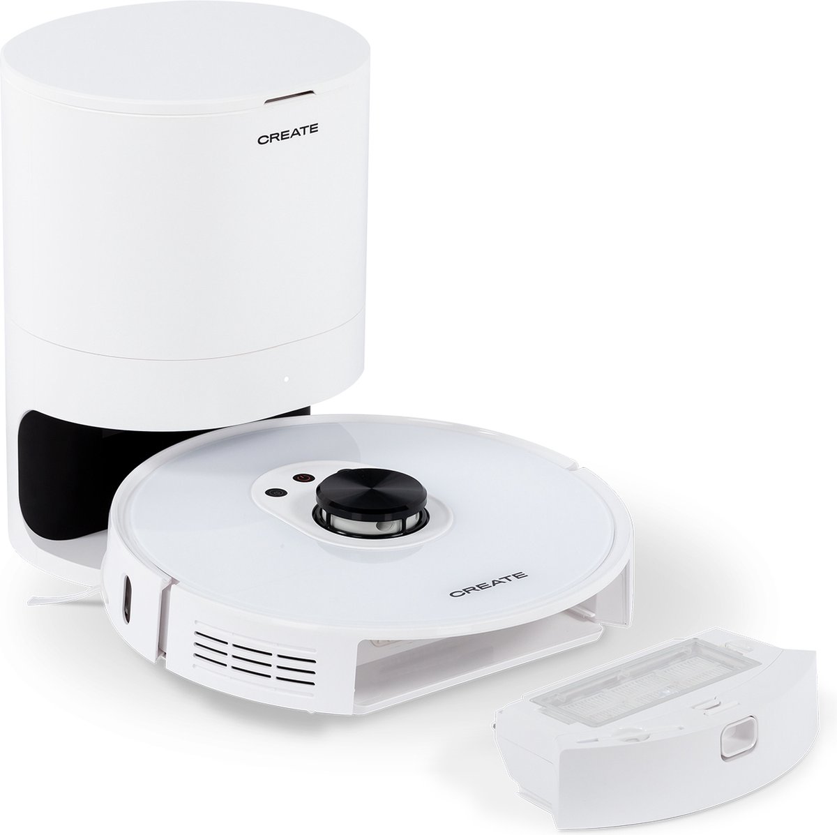 CREATE NETBOT LS27 Robotstofzuiger met Zelfontladingsbasis