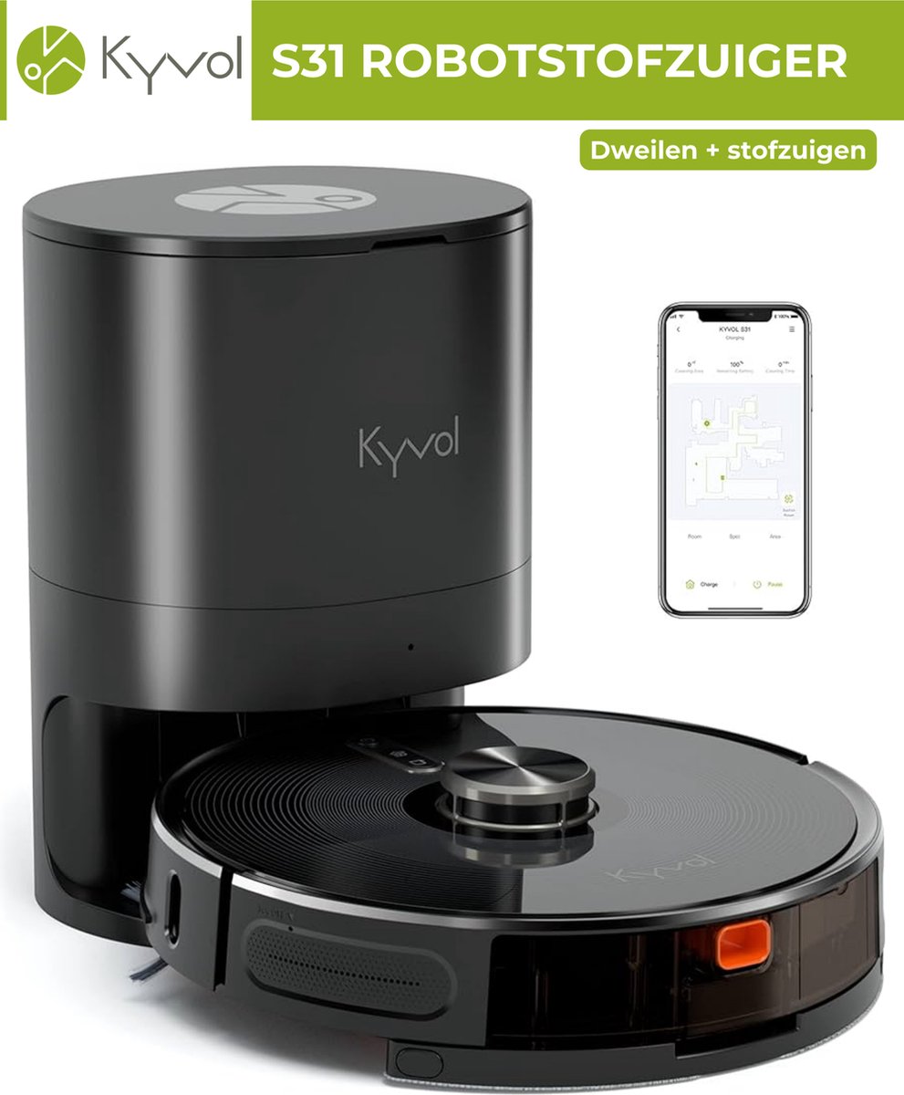Cybovac S31 Robotstofzuiger Zwart