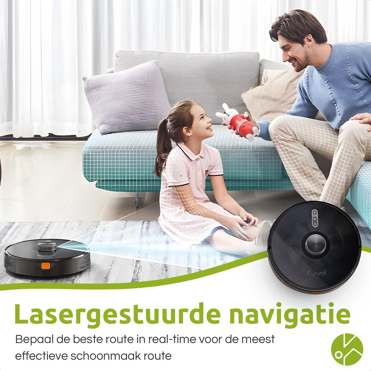 Cybovac S31 Robotstofzuiger Zwart