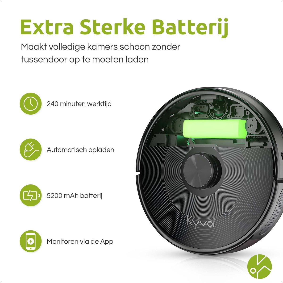 Cybovac S31 Robotstofzuiger Zwart