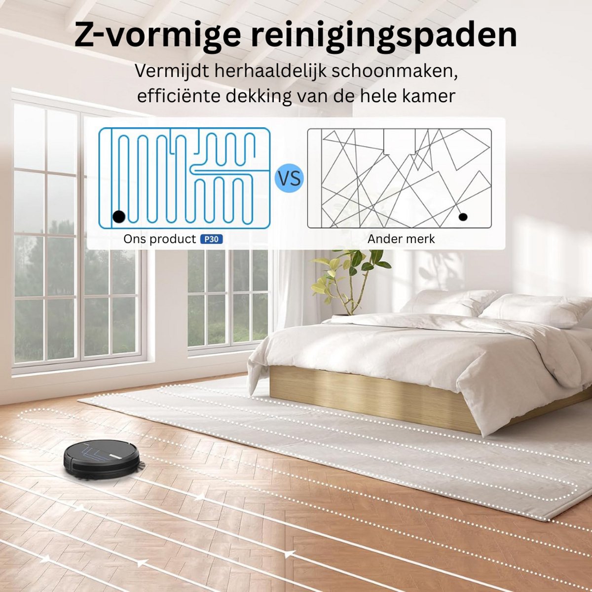 DailySupplies Robotstofzuiger Huisdieren Draadloos Laadstation