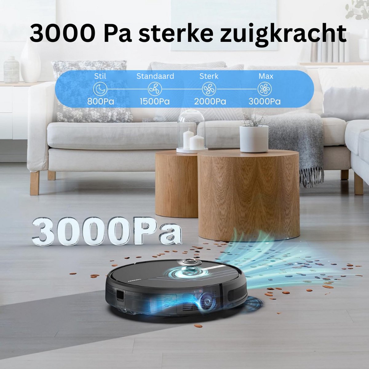 DailySupplies Robotstofzuiger Huisdieren Draadloos Laadstation