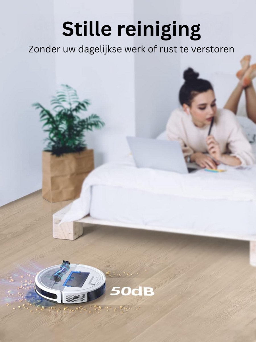 DailySupplies Robotstofzuiger Huisdieren met Laadstation