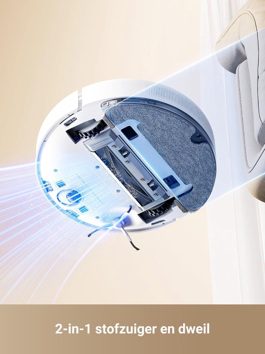 DailySupplies Robotstofzuiger met Laadstation Wit