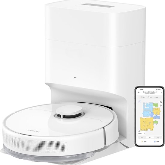 DailySupplies Robotstofzuiger met Laadstation Wit