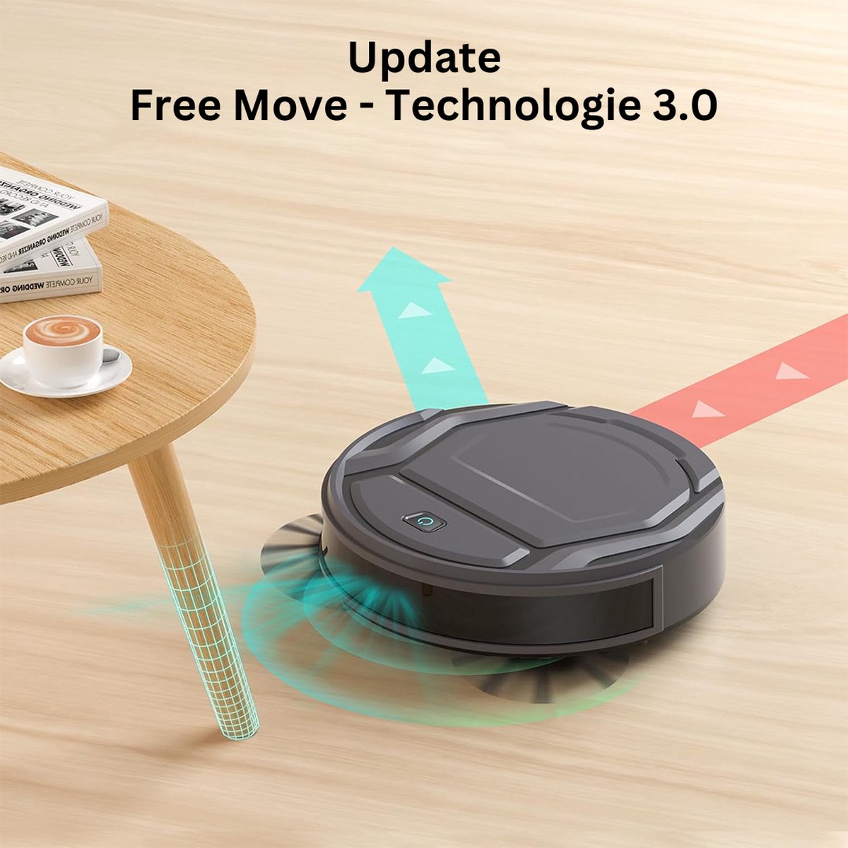 DailySupplies Robotstofzuiger met Laadstation Zwart