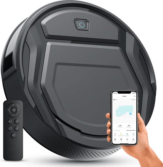 DailySupplies Robotstofzuiger met Laadstation Zwart