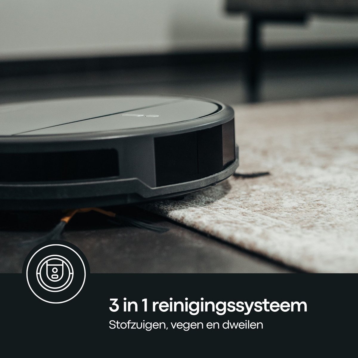 Dalmo BX5 Robotstofzuiger Zwart