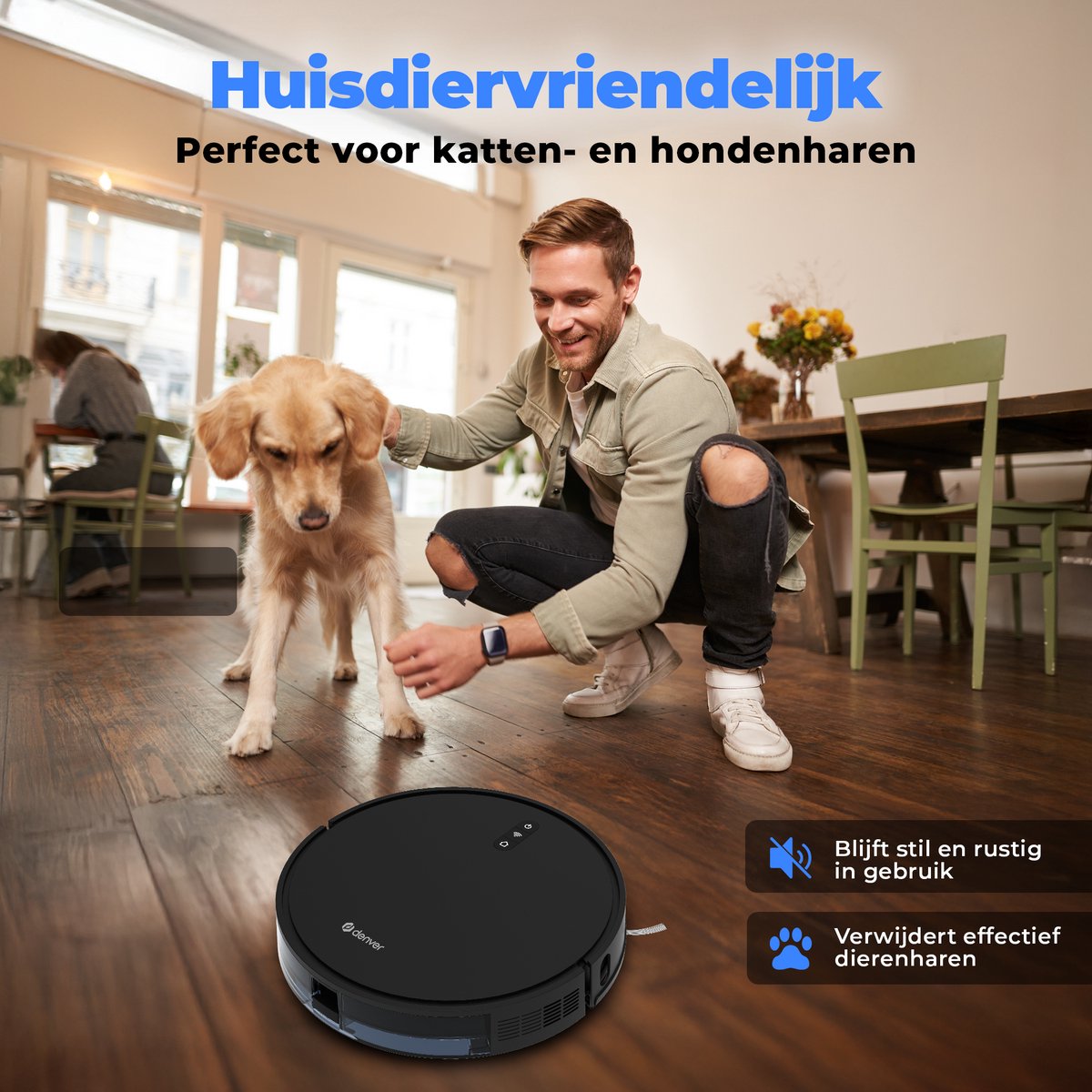Denver RVC115 Robotstofzuiger met Laadstation
