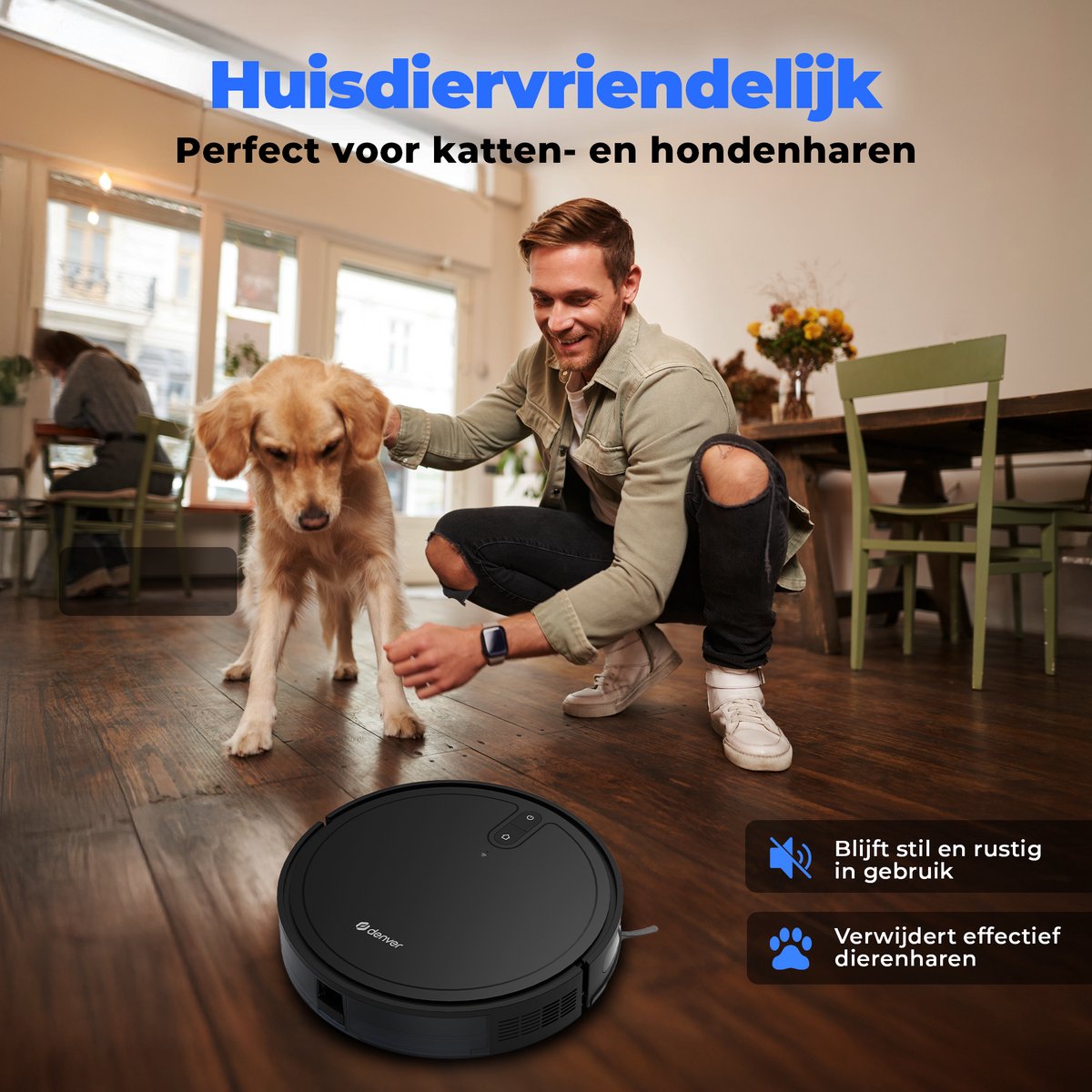 Denver RVC125 Robotstofzuiger met Laadstation