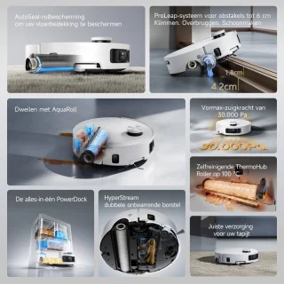 Dreame Aqua10 Roller Robotstofzuiger