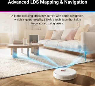 Dreame D9Max Robotstofzuiger Wit