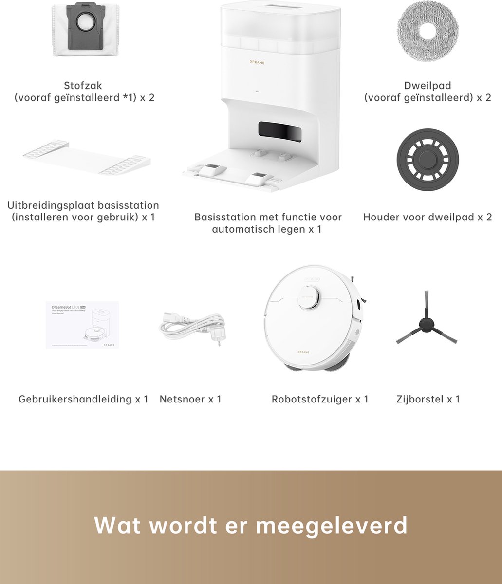 Dreame L10s Plus Robotstofzuiger