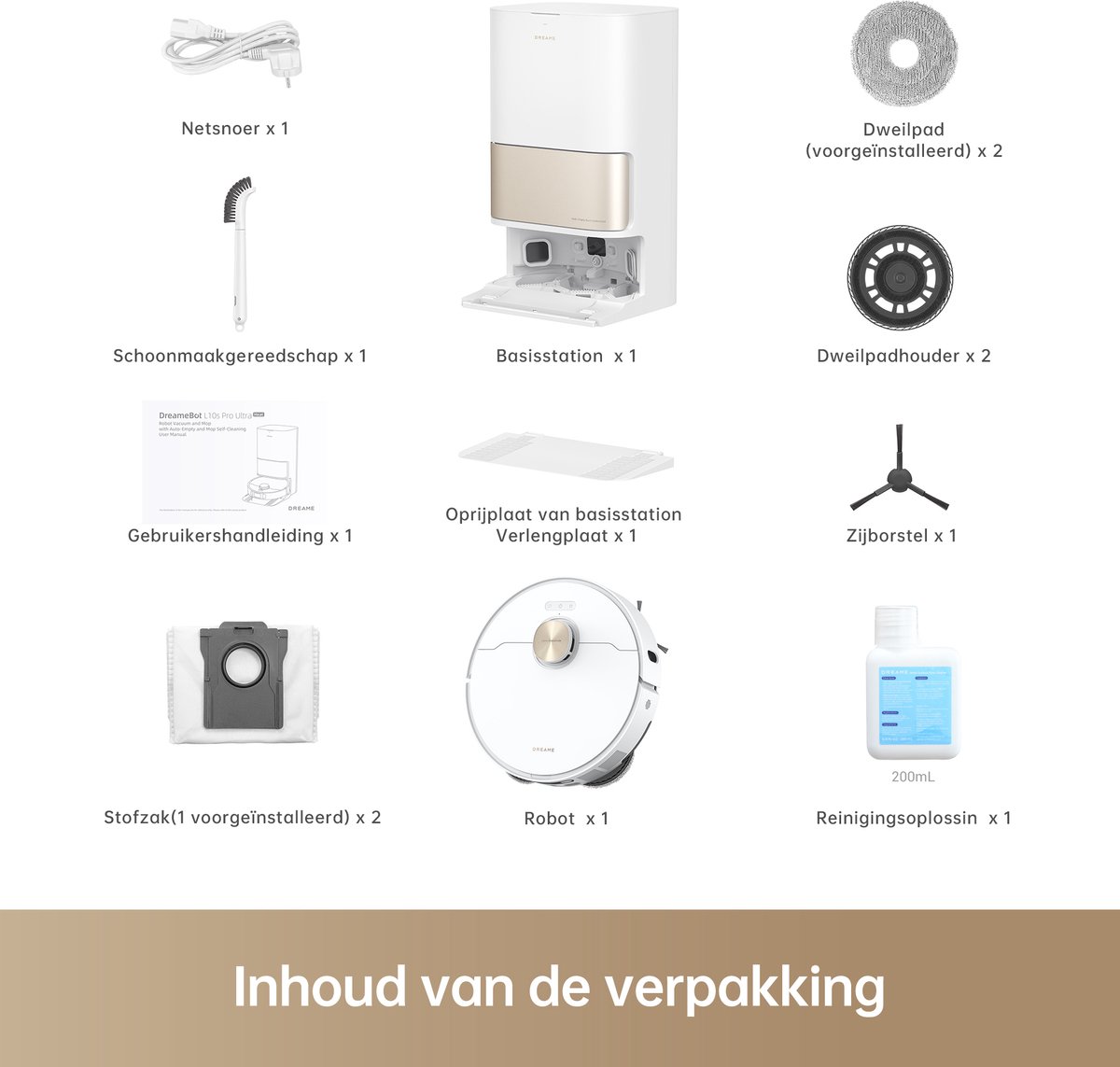 Dreame L10s Pro Ultra Heat Robotstofzuiger