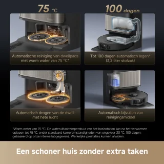 Dreame L40s Pro Ultra Robotstofzuiger Met Dweilfunctie