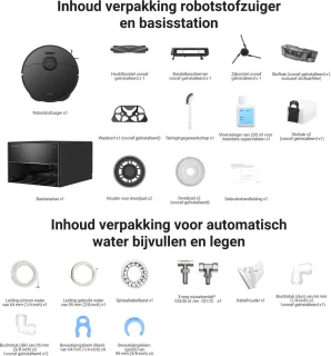 Dreame X40 Master Robotstofzuiger met Dweilfunctie