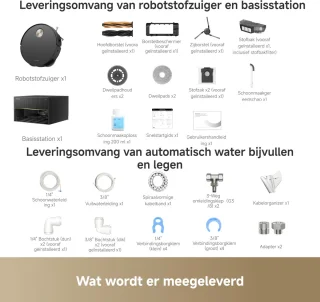 Dreame X50 Master Robotstofzuiger met Dweilfunctie