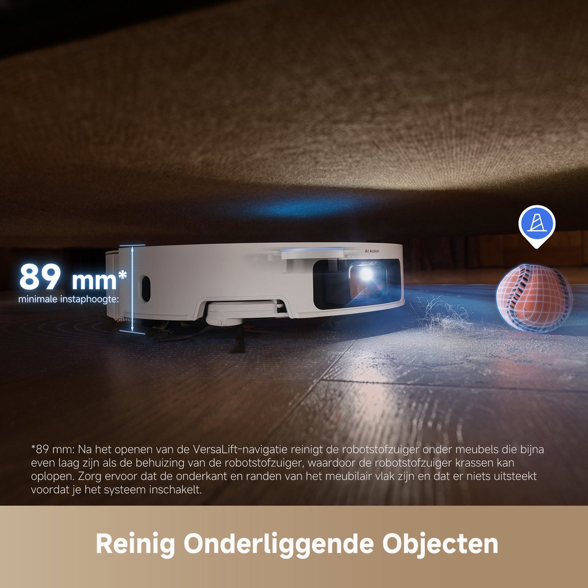 Dreame X50 Ultra Robotstofzuiger Wit