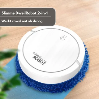 Dweilbot Robotstofzuiger - Zwart