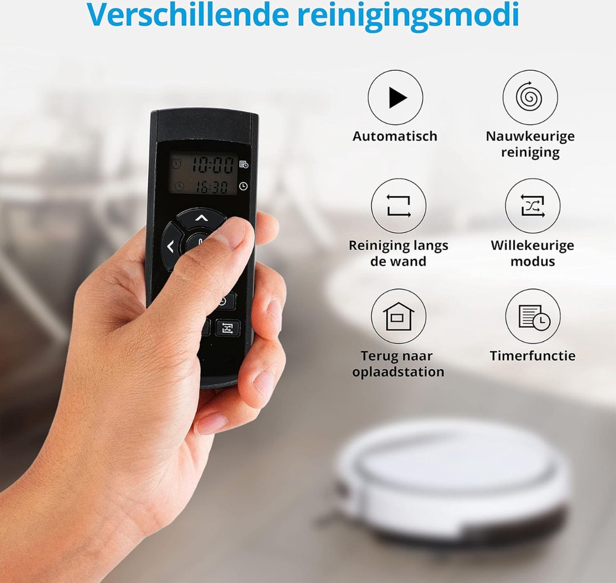 Dweilrobot App Wit