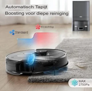 Dweilrobot robotstofzuiger met laadstation