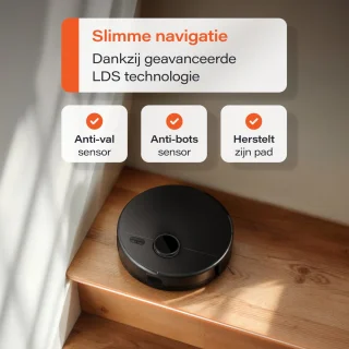 Ecopro Skoov Robotstofzuiger met Dweilfunctie en Laadstation
