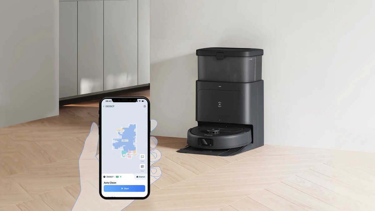 Ecovacs DEEBOT N30 PRO OMNI Robotstofzuiger