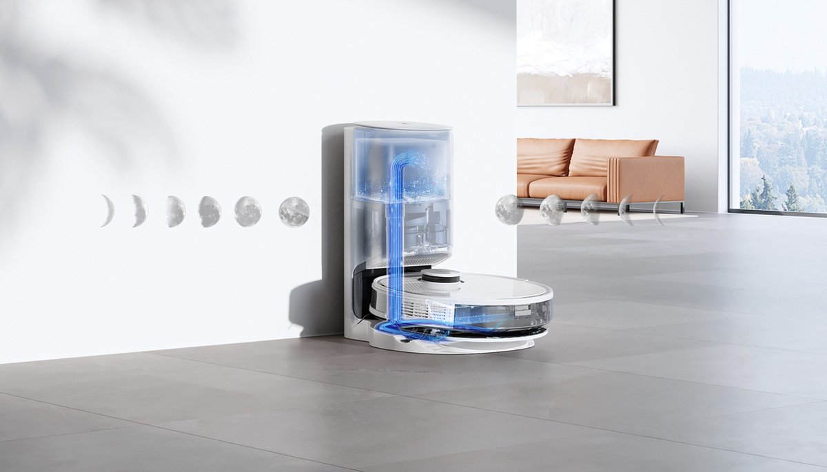 Ecovacs Deebot N8 PRO+ Robotstofzuiger met Leegstation