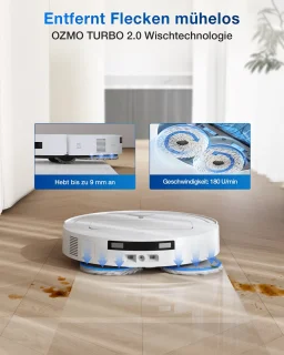 Ecovacs DEEBOT T50 OMNI Robotstofzuiger - Wit