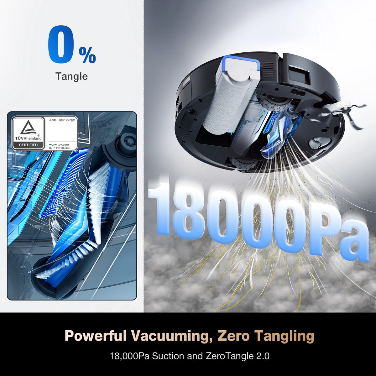 Ecovacs DEEBOT X8 PRO OMNI Black Robotstofzuiger