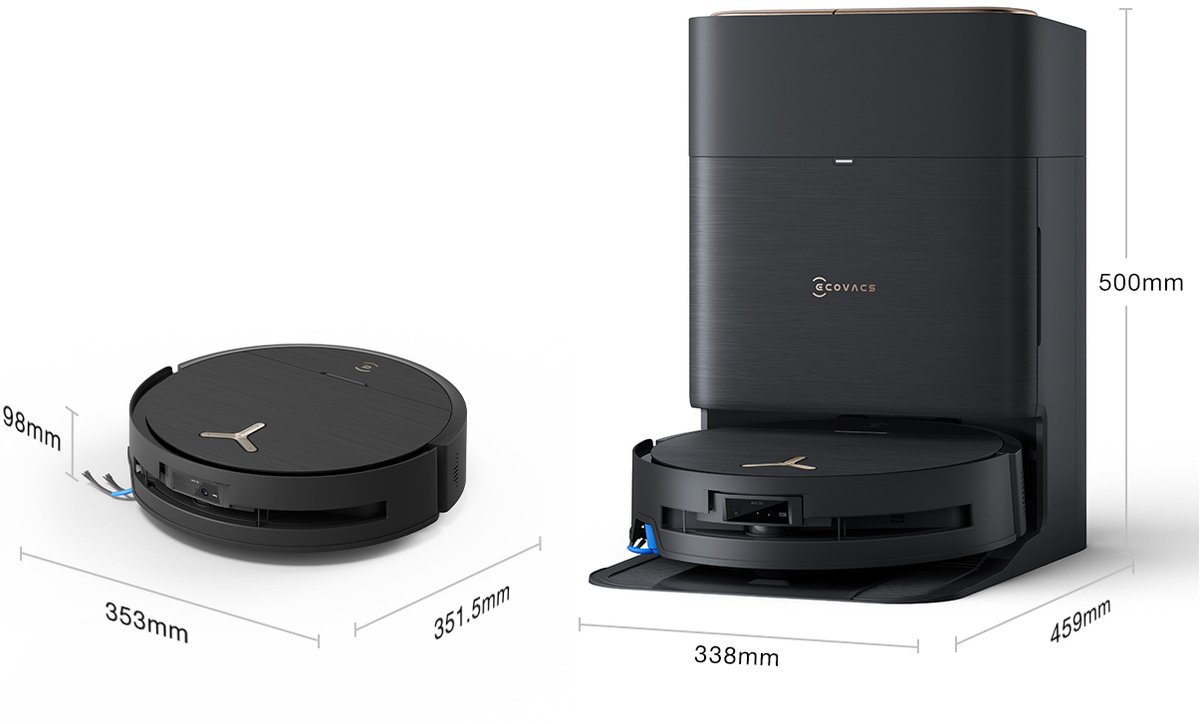 Ecovacs DEEBOT X9 PRO OMNI Black Robotstofzuiger