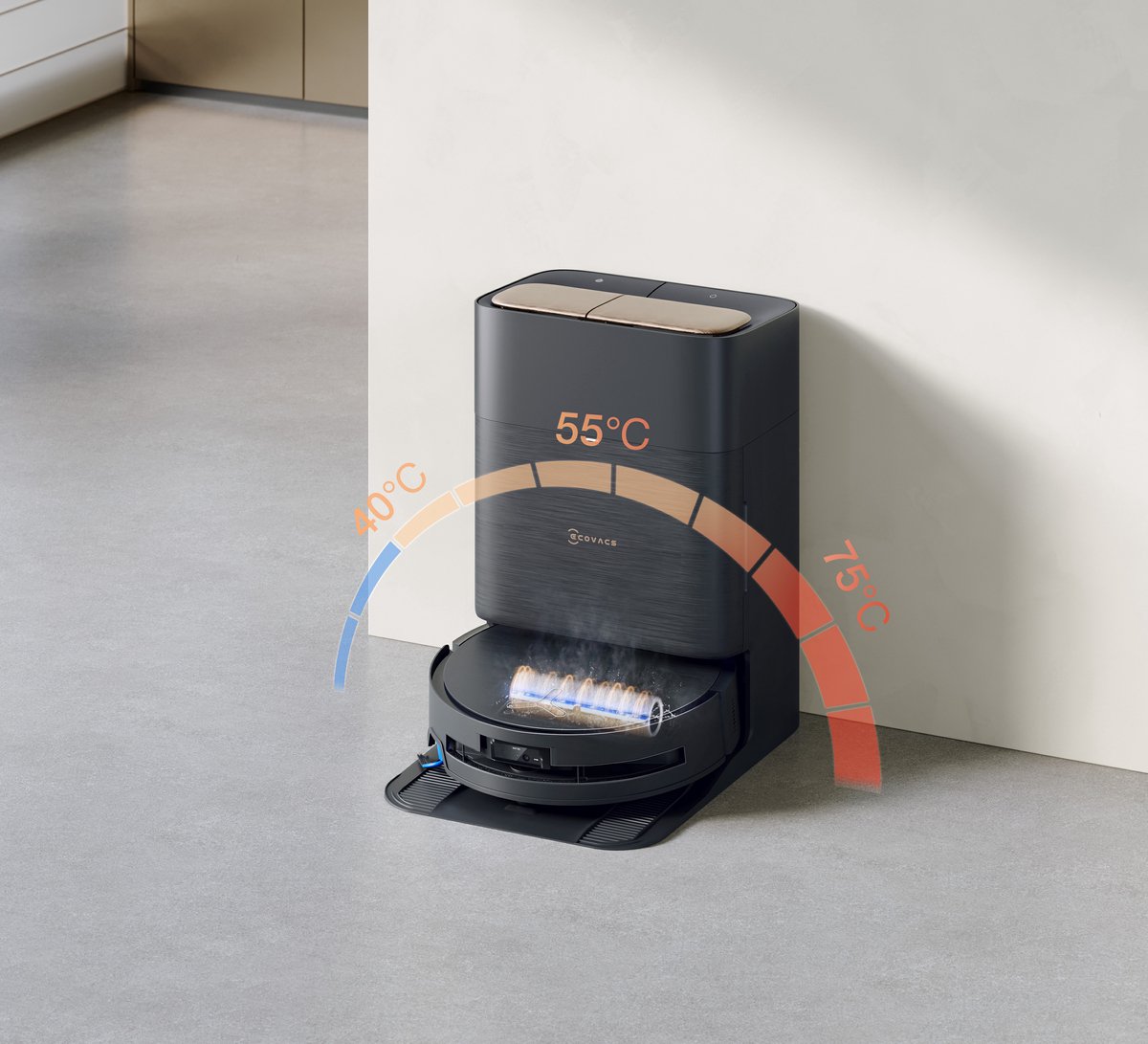 Ecovacs DEEBOT X9 PRO OMNI Black Robotstofzuiger