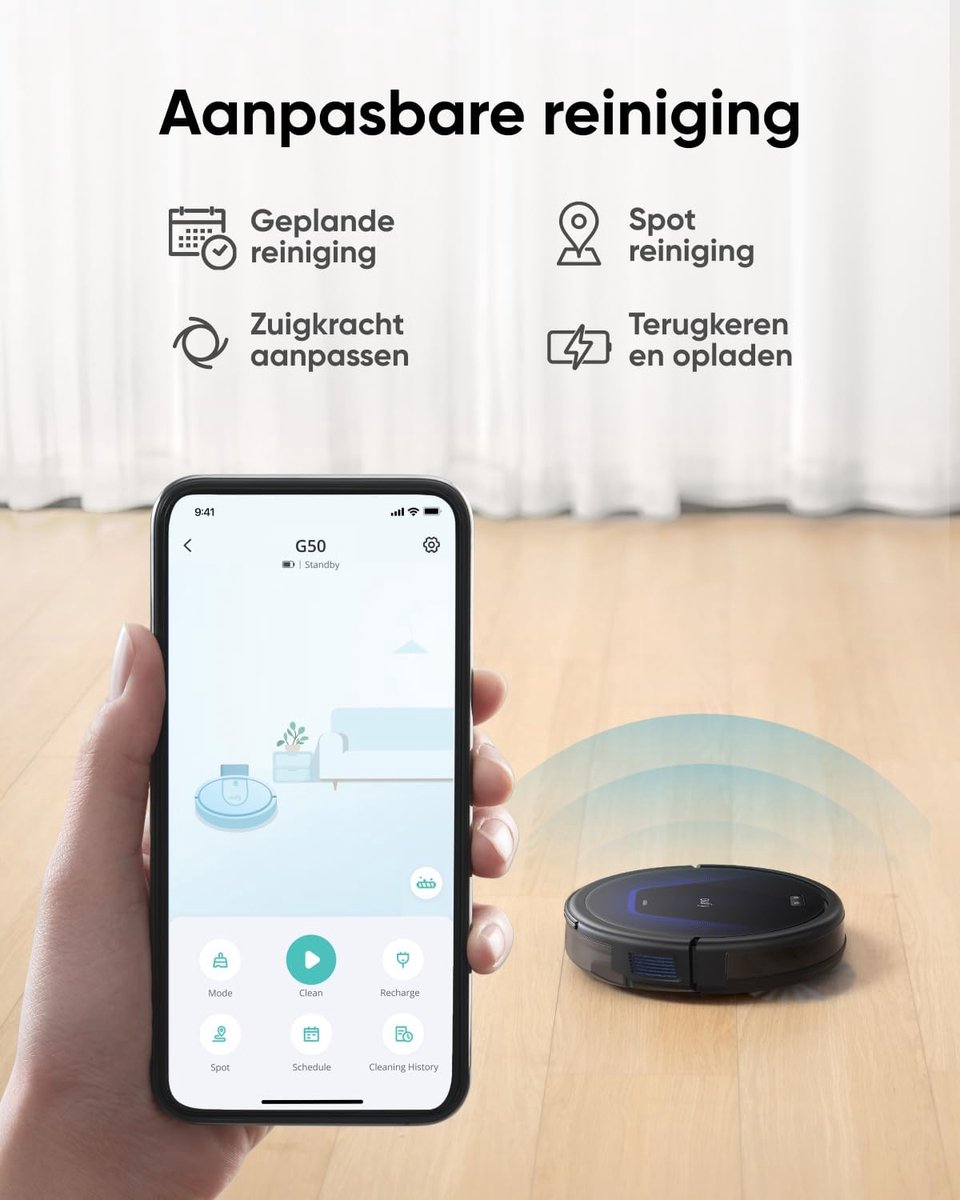 eufy clean G50 Robotstofzuiger