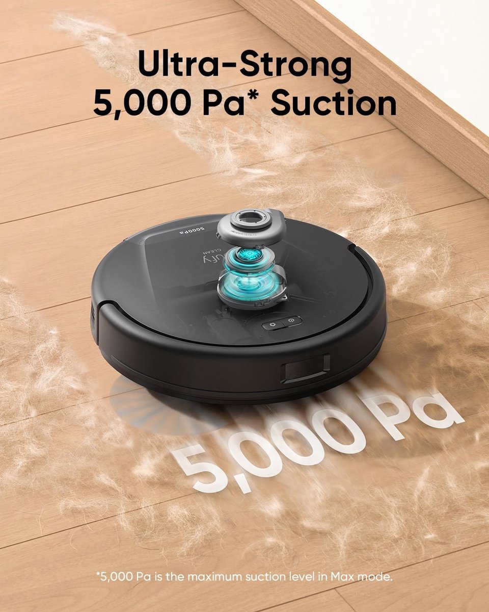 eufy Clean L60 Hybrid Robotstofzuiger met Automatisch Leegstation