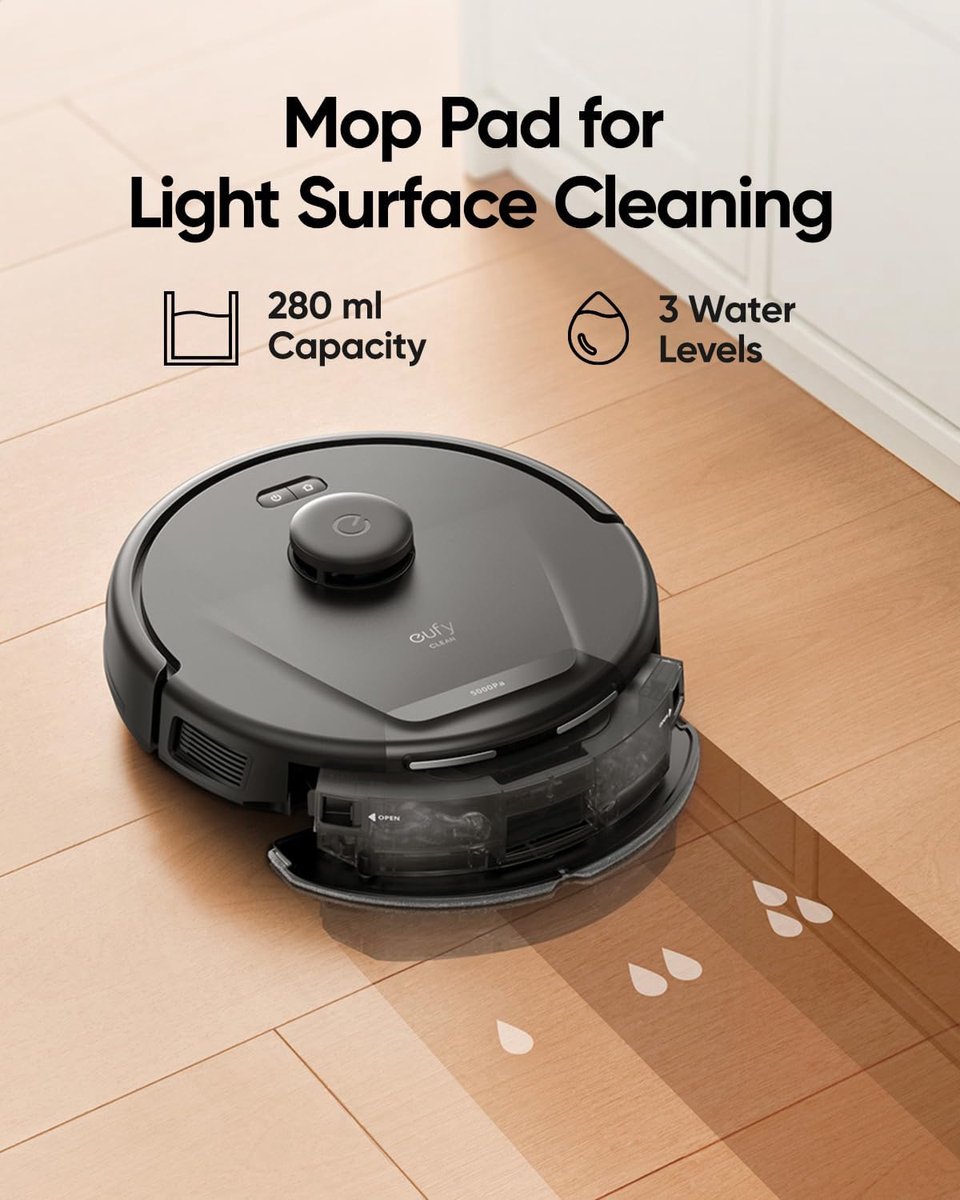 eufy Clean L60 Hybrid Robotstofzuiger met Automatisch Leegstation