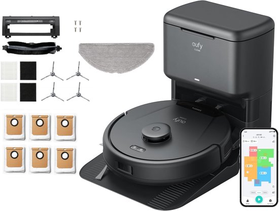 eufy Clean L60 Hybrid Robotstofzuiger met Automatisch Leegstation