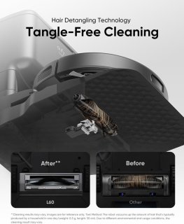 eufy Clean L60 Hybrid SES Robotstofzuiger met dweilfunctie