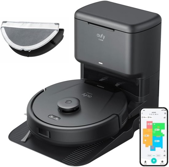 eufy Clean L60 Hybrid SES Robotstofzuiger met dweilfunctie
