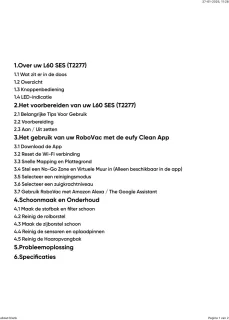 eufy Clean L60 Robotstofzuiger met Self-Empty Station