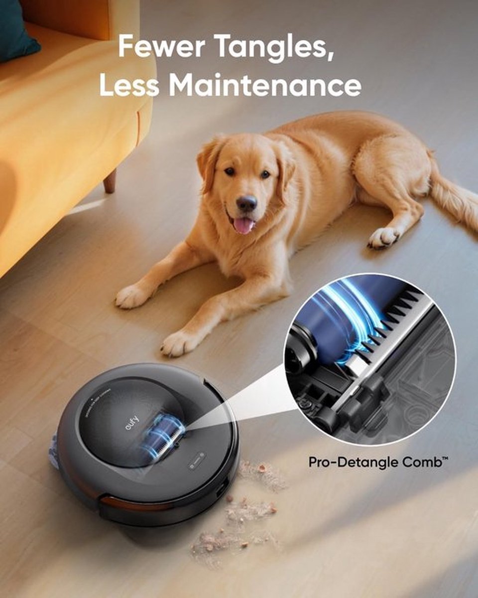 eufy Clean Omni C20 Robotstofzuiger Zwart