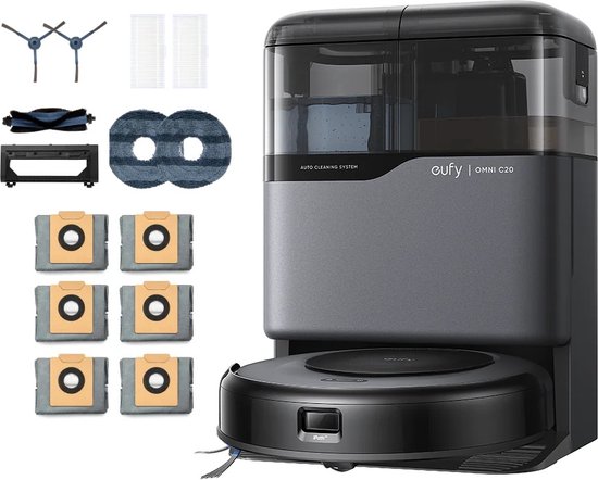 eufy Clean Omni C20 Robotstofzuiger Zwart