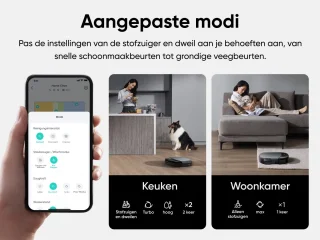 eufy Clean S1 HydroJet Robotstofzuiger met Moppfunctie en All-in-One Station