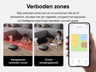 eufy Clean S1 HydroJet Robotstofzuiger met Moppfunctie en All-in-One Station