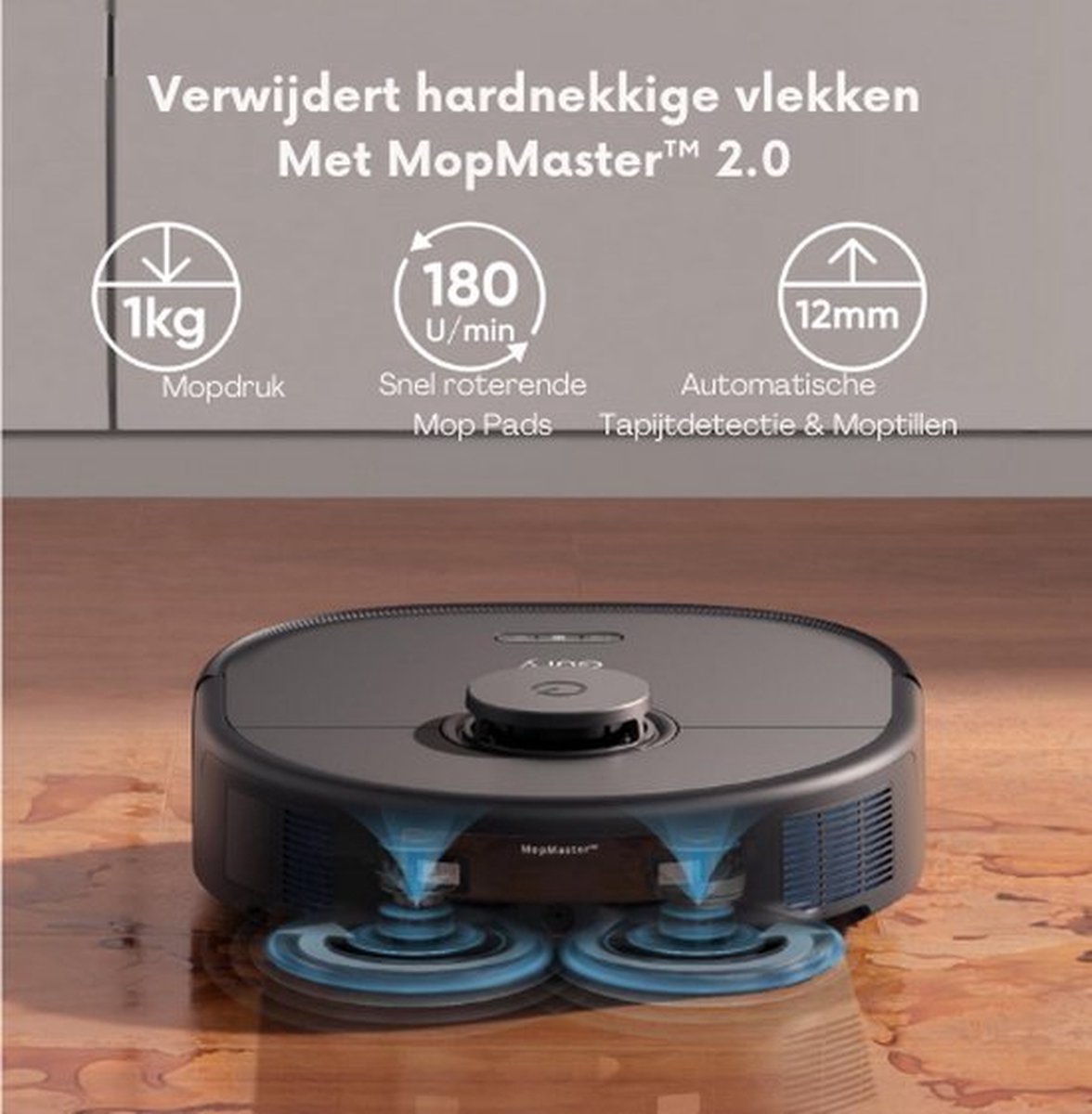 eufy Clean X10 Pro Omni robotstofzuiger wit
