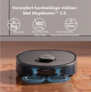 eufy Clean X10 Pro Omni robotstofzuiger wit