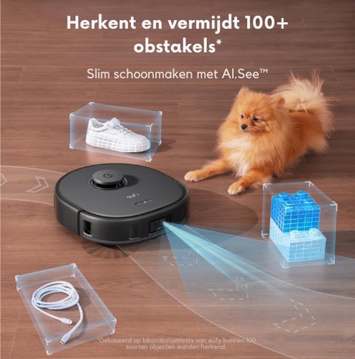 eufy Clean X10 Pro Omni robotstofzuiger wit